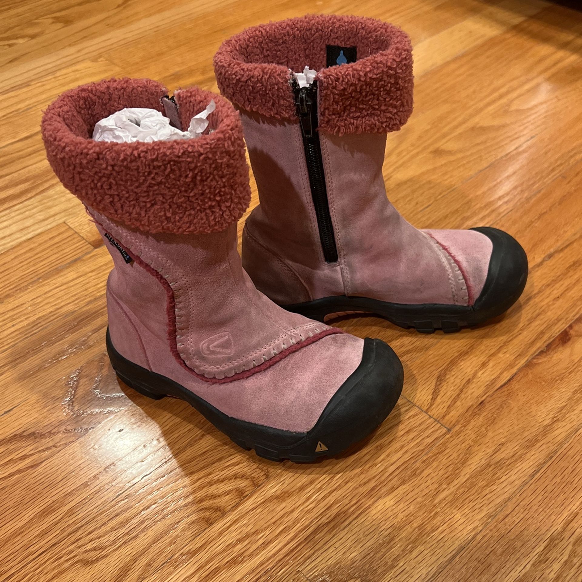 Keen Snow Boots Girls US 1 Waterproof