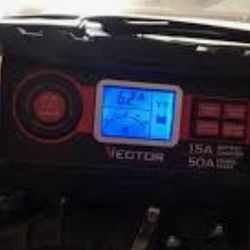 Vector 15 Amp Automatic 12V Battery Charger