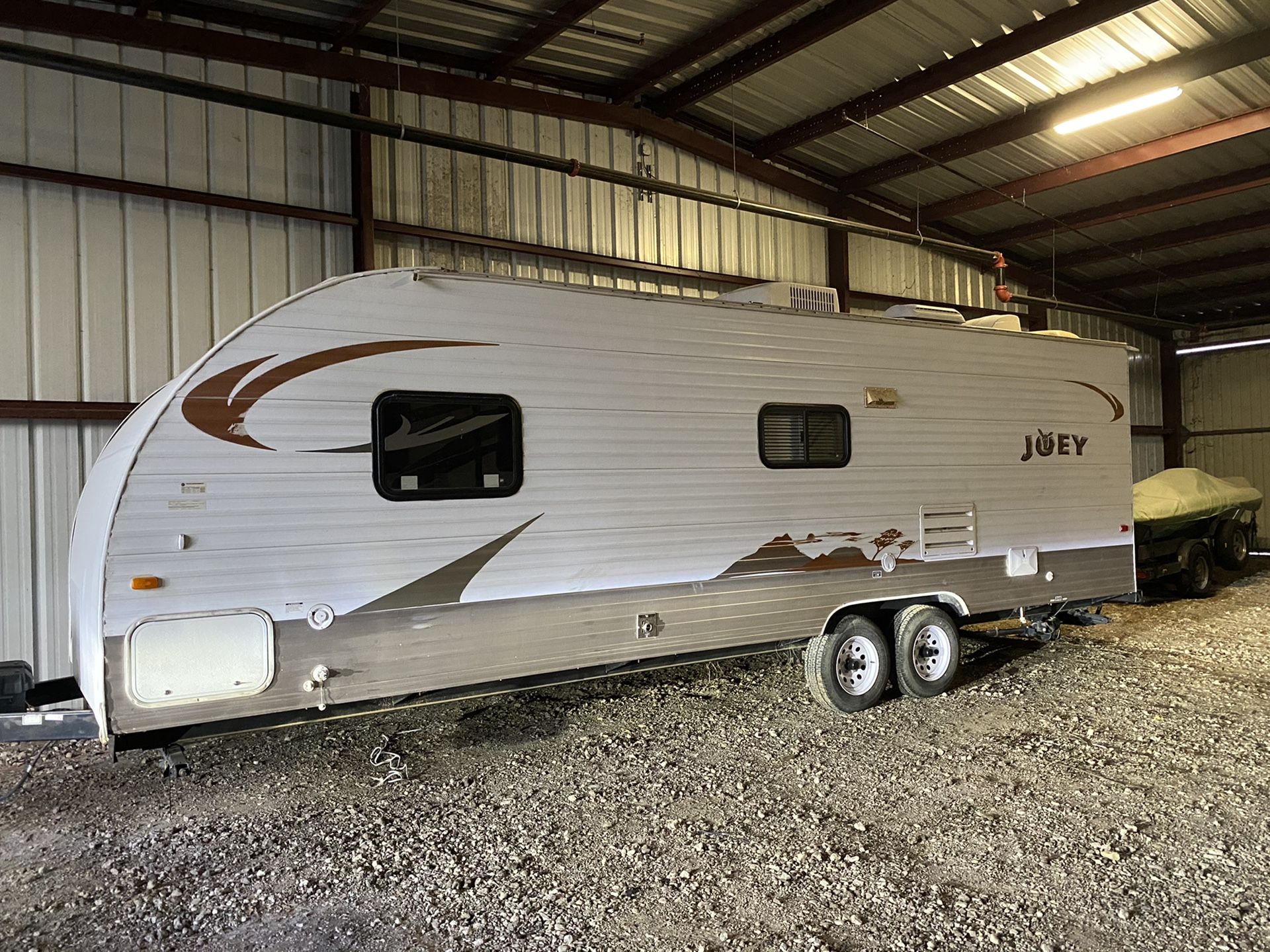 2013 Joey travel trailer.