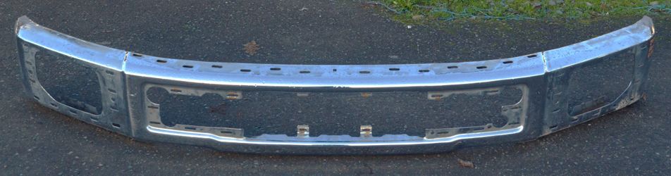 USED REF#M175 || 2015-2017 FORD F-150 || FRONT METAL BUMPER COVER ONLY