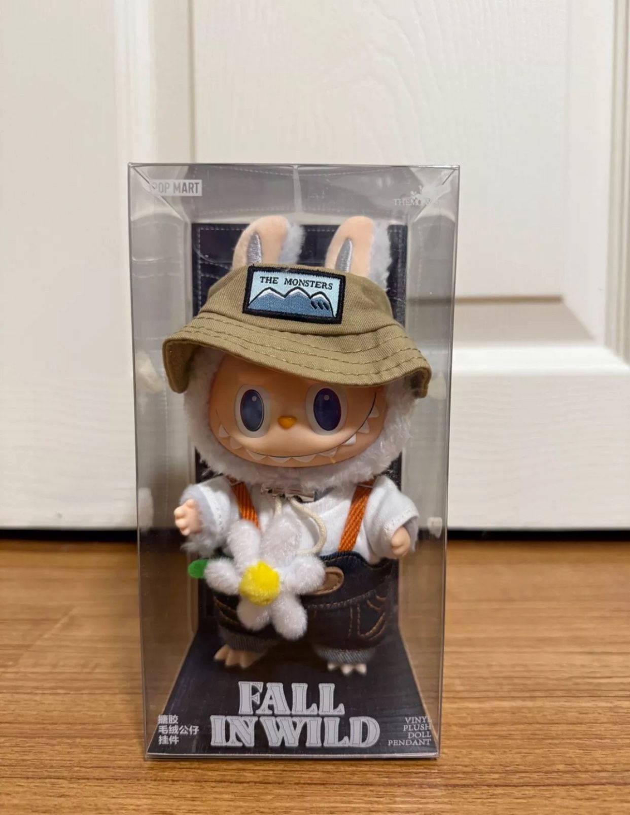 Authentic Labubu The Monsters FALL IN WILD Popmart Vinyl Plush Doll Bag Keychain