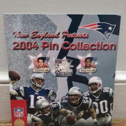 New England Patriots 2004 Boston Globe Pin Holder New Never Used Before. 