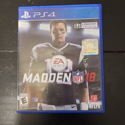 Madden NFL 18 PS4 Game