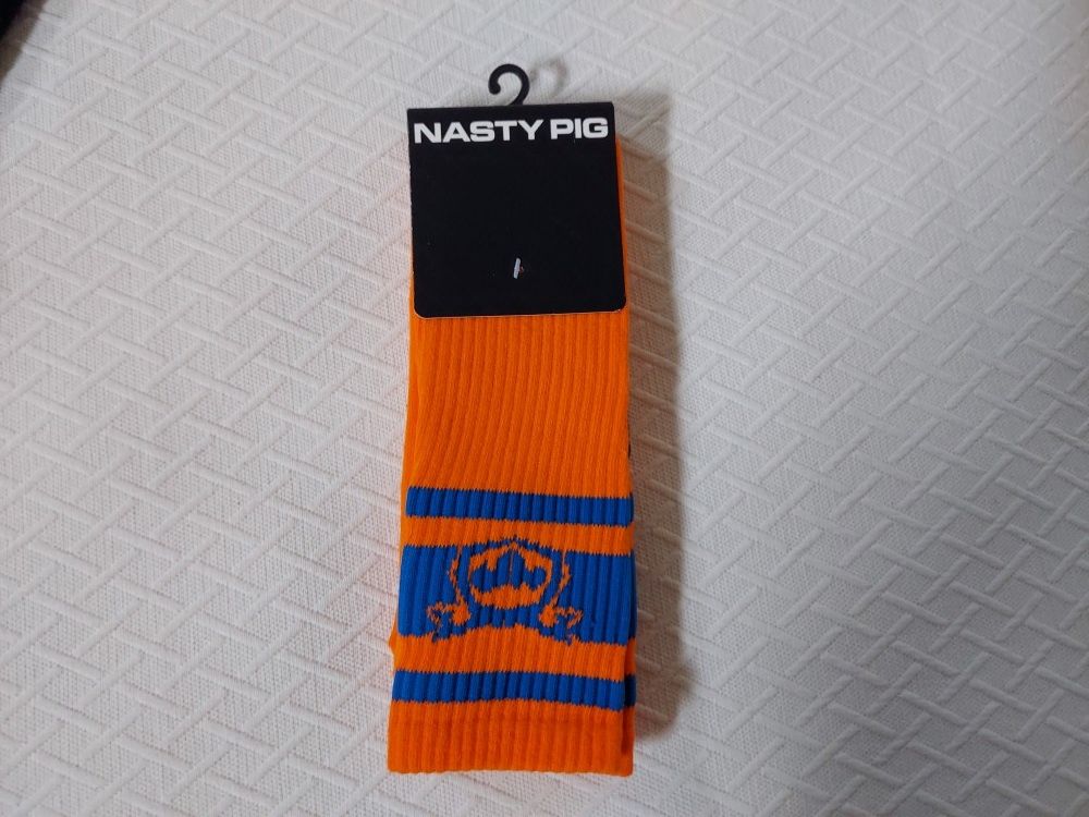 Orange Nasty Pig Socks 