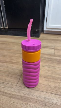 Cool Gear 24oz Plastic Retro Squishy Water Bottle