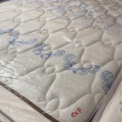 ⚜️NEW DOUBLE SIDED EXTRA FIRM FULL SIZE DELUXE MATTRES W.BOXSPRING INCLUDED ⚜️