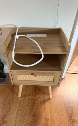 Night stand with charging station