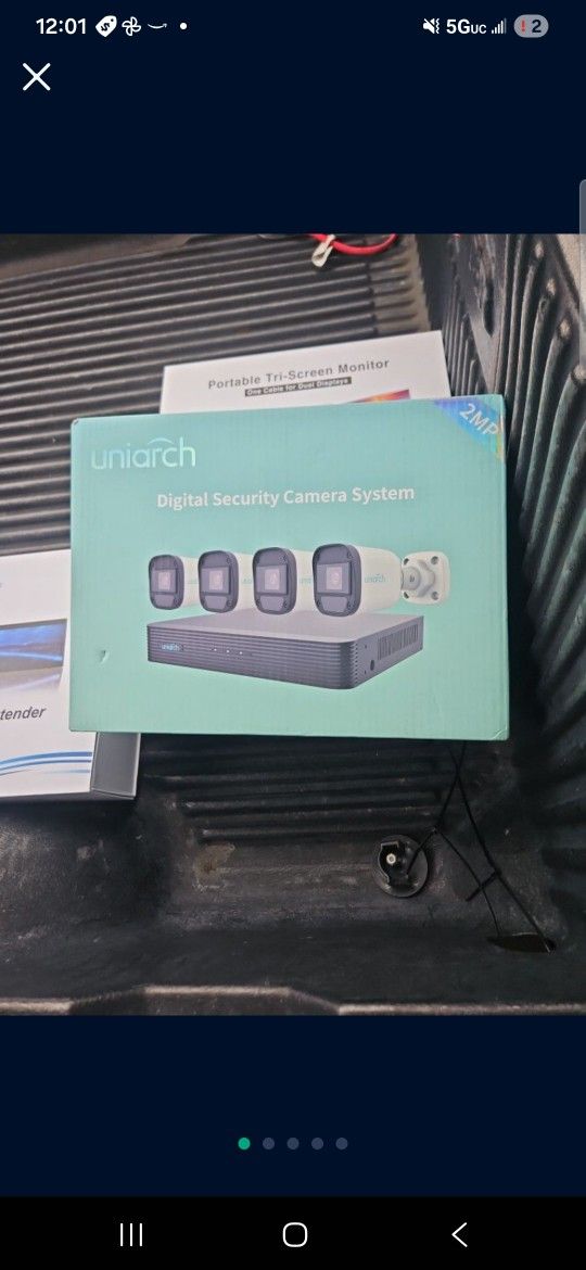 Security 4 Camras And DVR  New In Box $25
