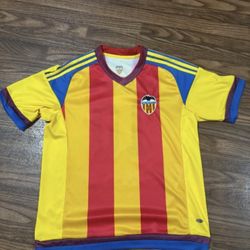 2015-2016 Valencia Soccer Jersey Jr Firpo #10 *Size Large. 