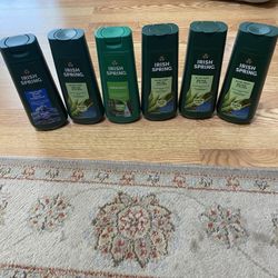 6 Irish Spring Body Wash