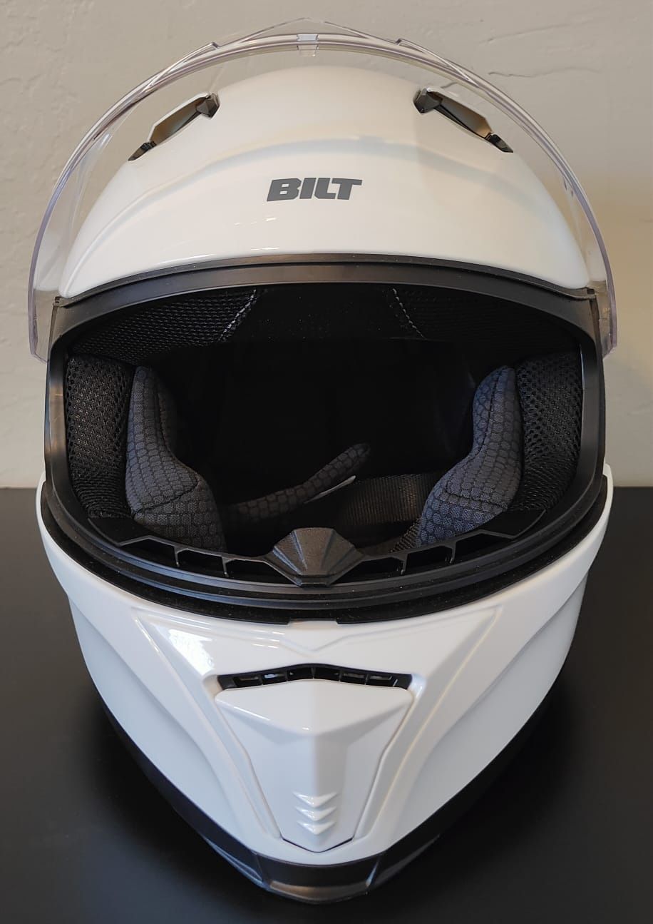 bilt white motorcycle helmet BILT White Vertex Motorcycle Helmet - Size Large Brand New! for Sale in  Fresno, CA