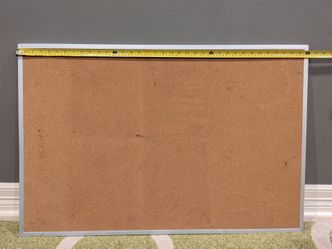 Cork Board Bulletin Board with Aluminum Frame