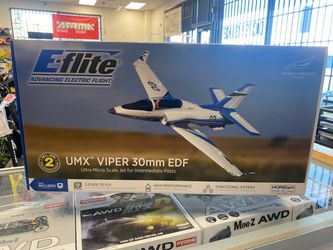 E Flite UMX Viper 30mm EDF BNF Basic Electric Jet