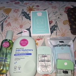 Mothers Day Set. Pastio Lotion, Body Mist And 3.4oz Perfume. Hand Sanitizer And Case