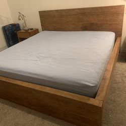 Solid Teak King Bed Frame