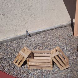 “Wooden Decor Crates