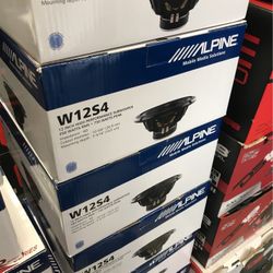 Alpine 12 Inch Subwoofer On Sale For 79.99
