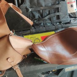 Harley Sportster Seat And Saddlebags