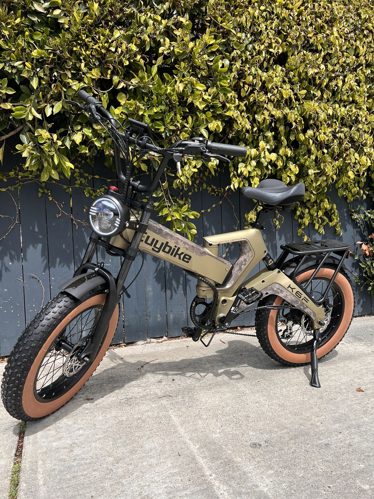 1000 Watt Folding Electric Ebike Hidden 25ah XL Battery, 30mph, 80 Mile Distance