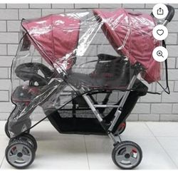Double Stroller Rain Cover