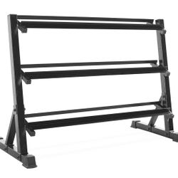 (NEW) 3 Tier Dumbbell Rack 1000lb Capacity 