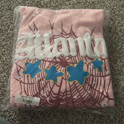 Pink Atlanta Sp5der Hoodie