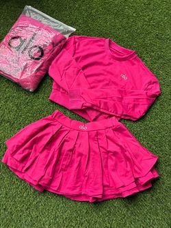 Alo 2 piece  skirt set