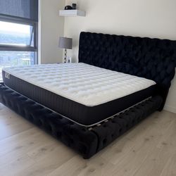 NEW KING BED FRAME WITH MATTRESS 