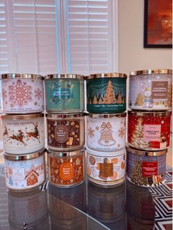 14.5 ounce three wick candles never used 12 14.5 ounce three wick candles never used