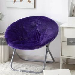 Mainstay Faux Fur Saucer Chair