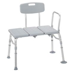 New In Box! Adjustable Medical Transfer Bench For Tub. Sturdy Design and Back Support. $30 (#821)
