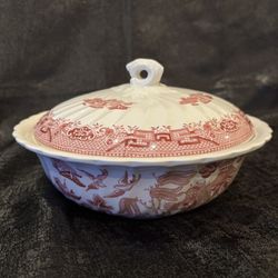 Royal Wessex Covered Transferred Rose Vegetable Bowl /England