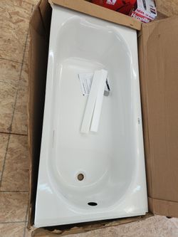 NEW American Standard Princeton PRO 60 in. x 30 in. Soaking Bathtub with Left Drain in White