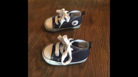 Baby Converse! Worn twice! Size 2