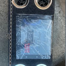 Dual subwoofer box  