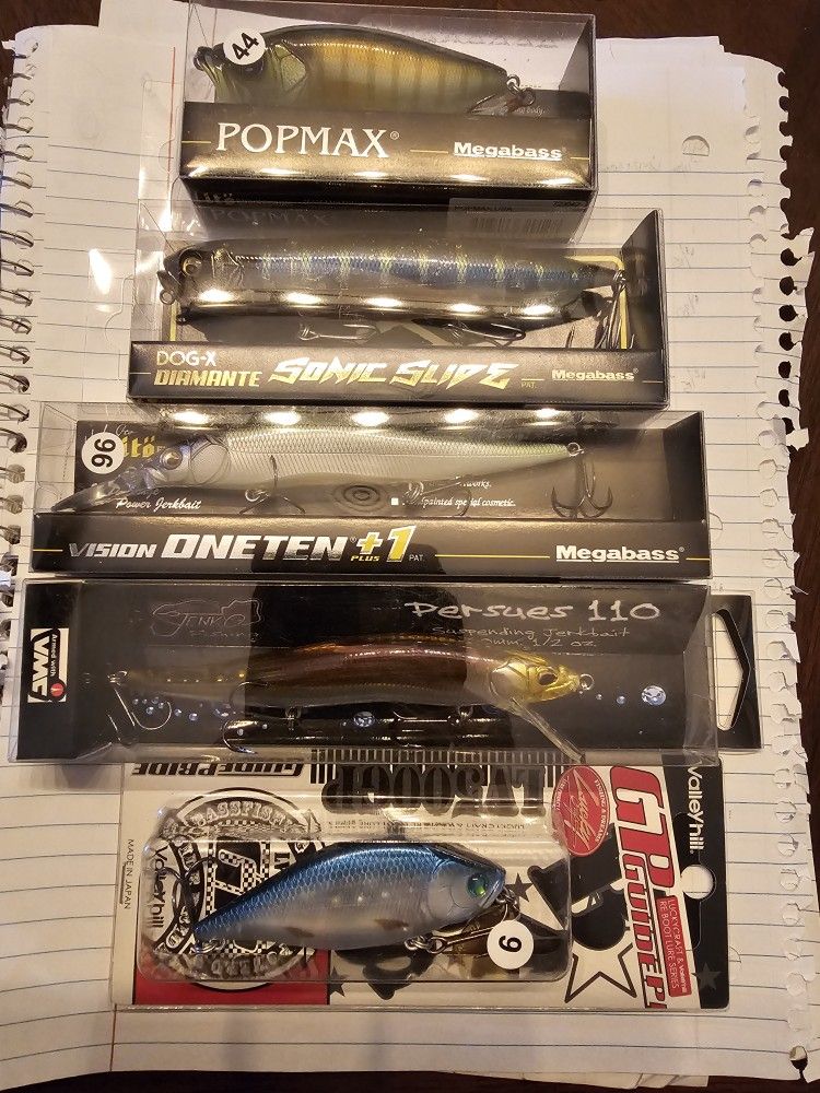 Megabass Luckycraft And Jenko Baits