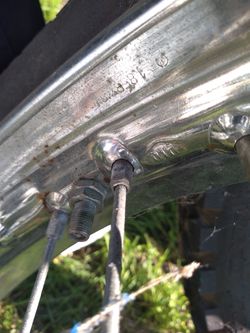 Honda xL125 rear rim and tire ONLY