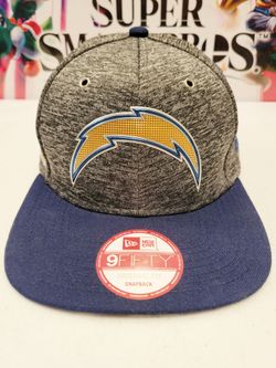 Chargers 2016 NFL Draft Snapback Fit Football Hat New Era 9FIFTY Flat Brim