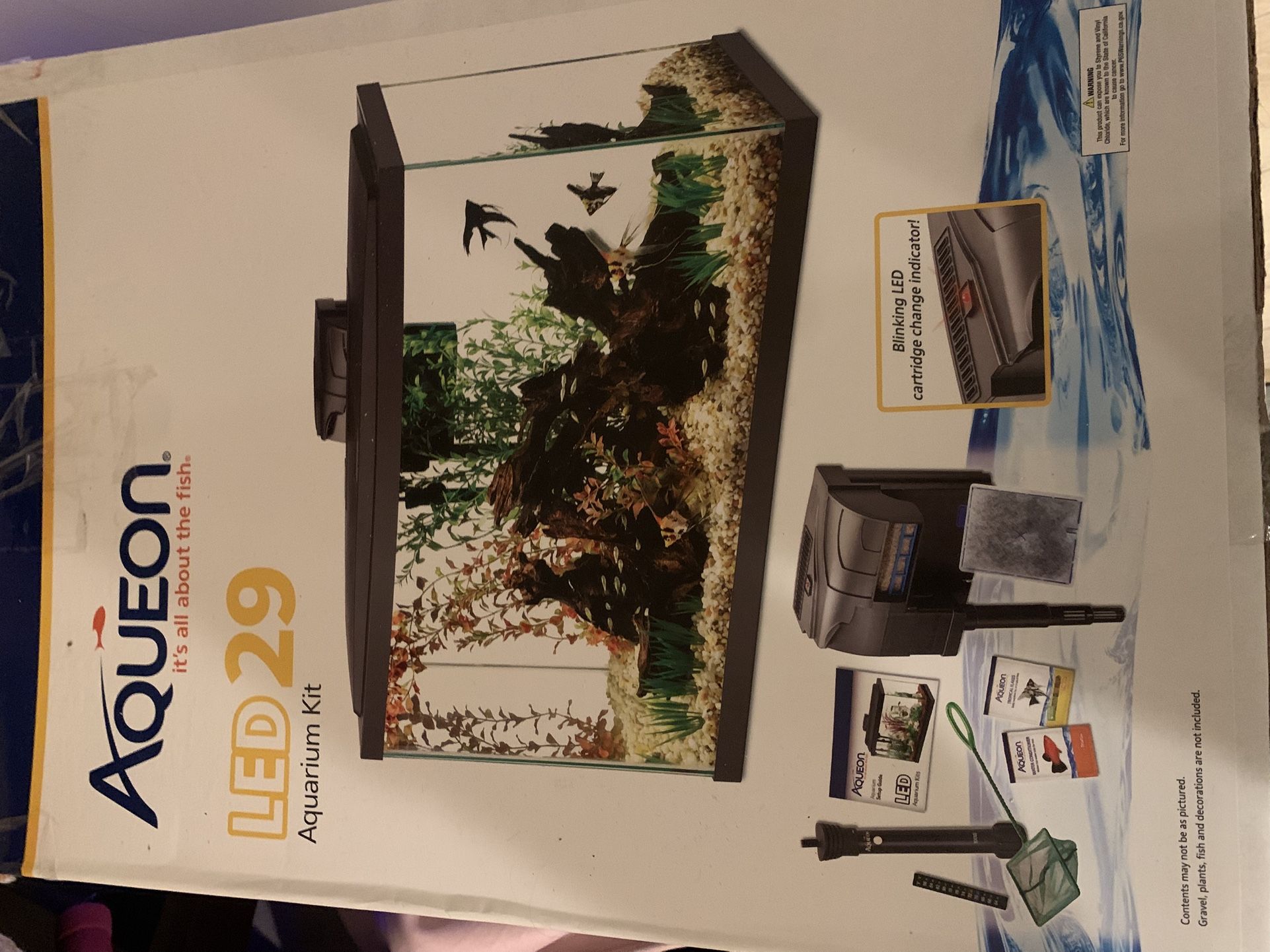 Aqueon Kit LED Black, 29 Gallons