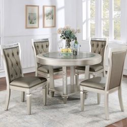 5PC TABLE SET CHAMPAGNE (F3158) $799