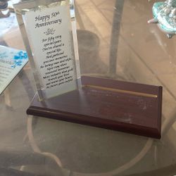 50th Plaque.  Add Photo