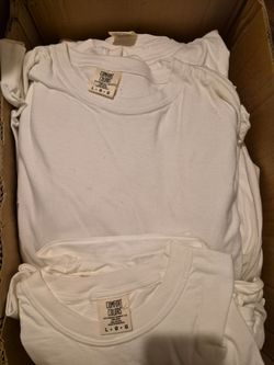 66 New Men's White T-shirts All For $100
