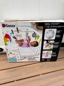 Sassy Tummy Time Reversible Milestone Activity Gym