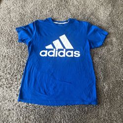 Blue Adidas Short Sleeve Shirt