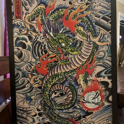 Ed Hardy Painting 