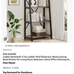 4 tier ladder book shelf
