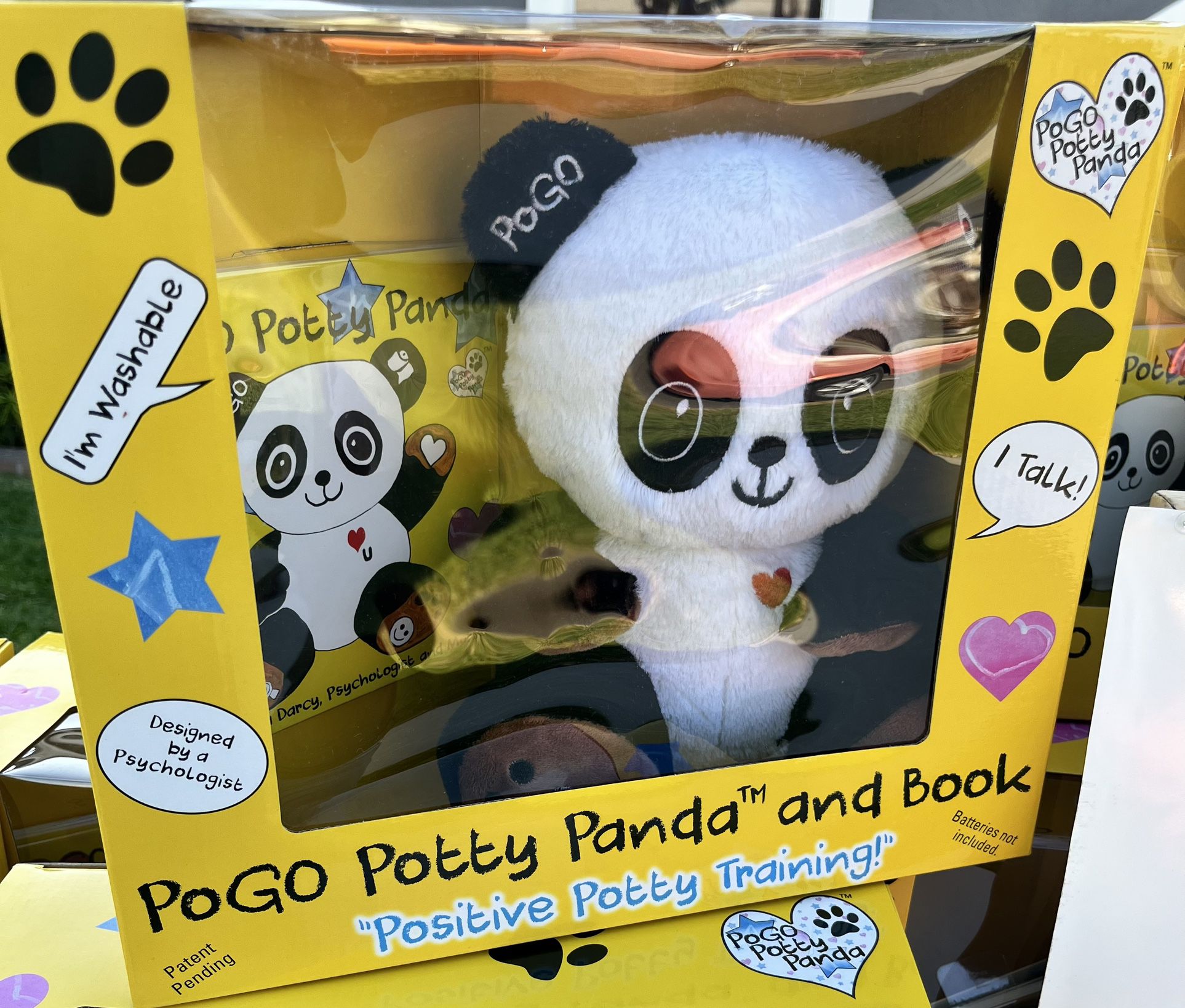 Panda Toy Plush With Book