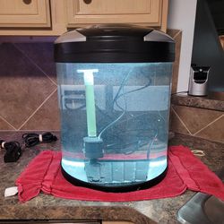 10 gallon bowfront fish tank