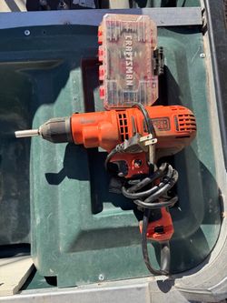 Black and decker corded drill