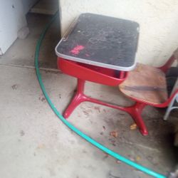 Vintage Kids School Desk